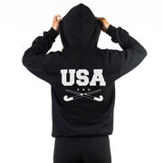 Field Hockey Hooded Sweatshirt - USA Field Hockey (Back Design)