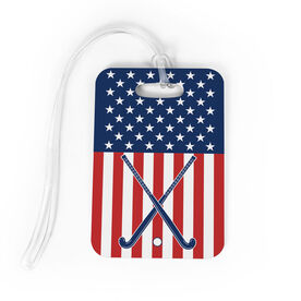 Field Hockey Bag/Luggage Tag - USA Field Hockey Girl