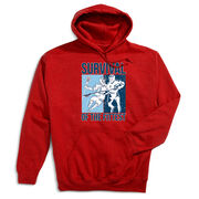 Guys Lacrosse Hooded Sweatshirt - Survival of the Fittest
