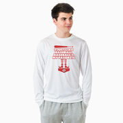 Baseball Long Sleeve Performance Tee - Baseball's My Favorite