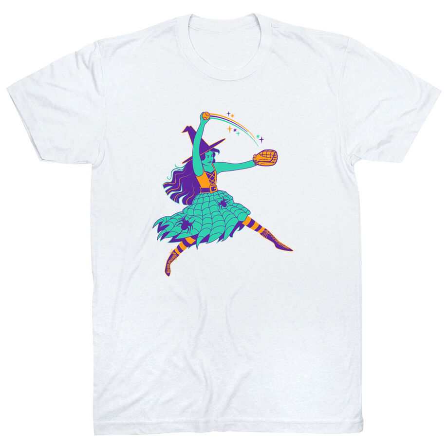 Softball Short Sleeve T-Shirt - Witch Pitch