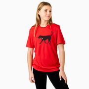 Hockey Short Sleeve Performance Tee - Howe the Hockey Dog