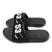 Hockey Repwell&reg; Slide Sandals - Hockey Crossed Sticks with Number