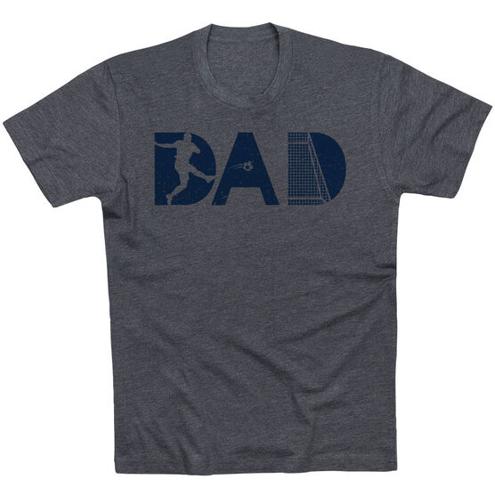Soccer T-Shirt Short Sleeve - Soccer Dad Silhouette