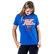 Hockey Short Sleeve T-Shirt - Hockey's My Favorite