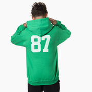 Soccer Hooded Sweatshirt - I'd Rather Be Playing Soccer (Round)
