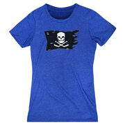 Hockey Women's Everyday Tee - Hockey Pirate Flag