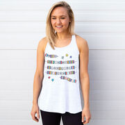 Girls Lacrosse Flowy Racerback Tank Top - In My Lax Girl Era