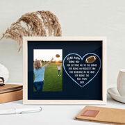 Football Premier Frame - Dear Mom Heart