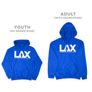 Guys Lacrosse Hooded Sweatshirt - I'd Rather Lax