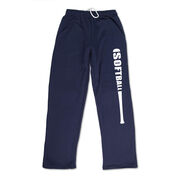 Softball Fleece Sweatpants - Bat Softball