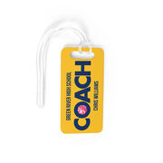 Cheerleading Bag/Luggage Tag - Personalized Coach