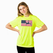 Soccer Short Sleeve Performance Tee - Patriotic Soccer