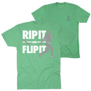 Baseball Short Sleeve T-Shirt - Rip It Flip It (Back Design)