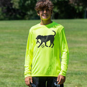 Soccer Long Sleeve Performance Tee - Spot The Soccer Dog