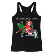 Hockey Women's Everyday Tank Top - He's Checking It Twice