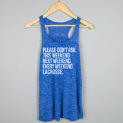 Lacrosse Flowy Racerback Tank Top - All Weekend Lacrosse