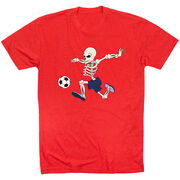 Soccer Short Sleeve T-Shirt - Skeleton Striker