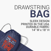 Wrestling Drawstring Backpack - Blood Time