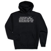 Soccer Hooded Sweatshirt - Just Kickin' It