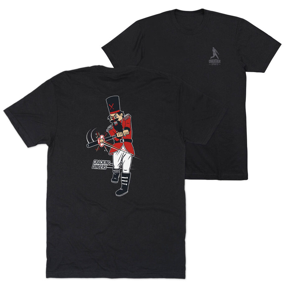 Baseball T-Shirt Short Sleeve - Cracking Dingers (Back Design)
