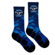 Custom Team Graphic Flex Mid-Calf Socks - Guys Lacrosse