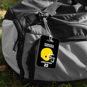 Football Bag/Luggage Tag - Personalized Team Helmet