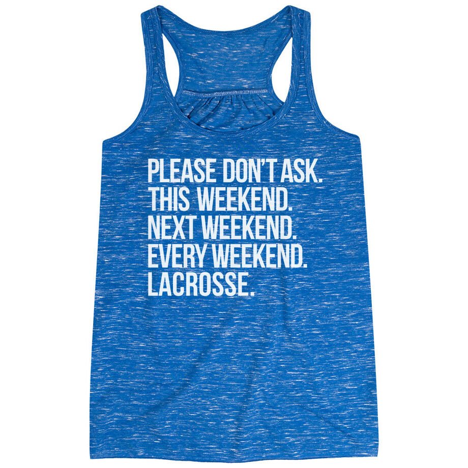 Lacrosse Flowy Racerback Tank Top - All Weekend Lacrosse