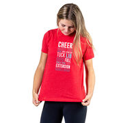 Cheerleading Short Sleeve T-Shirt - Cheerleading Words