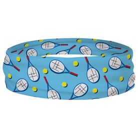 Tennis Multifunctional Headwear - Racket and Ball Pattern RokBAND