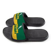 Track & Field Repwell&reg; Slide Sandals - Team Name Colorblock