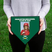 Softball Home Plate Plaque - Player Photo