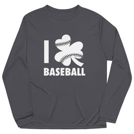 Baseball Long Sleeve Performance Tee - I Shamrock Baseball