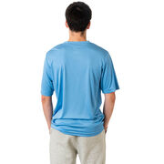 Skiing Short Sleeve Performance Tee - Yeti To Ski