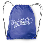 Pickleball Drawstring Backpack - Kind Of A Big Dill