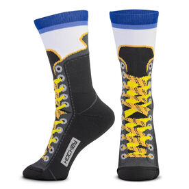 Hockey Woven Mid-Calf Socks - Hockey Skate