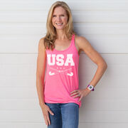 Field Hockey Flowy Racerback Tank Top - USA Field Hockey