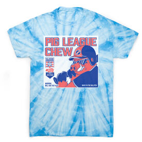 Baseball Short Sleeve T-Shirt - Pig League Chew Tie Dye