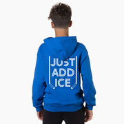 Hockey Hooded Sweatshirt - Just Add Ice™ (Back Design)