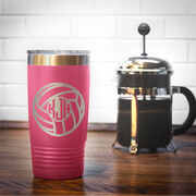 Volleyball 20 oz. Double Insulated Tumbler - Monogram Ball