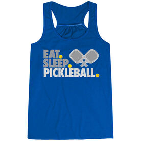 Pickleball Flowy Racerback Tank Top - Eat. Sleep. Pickleball