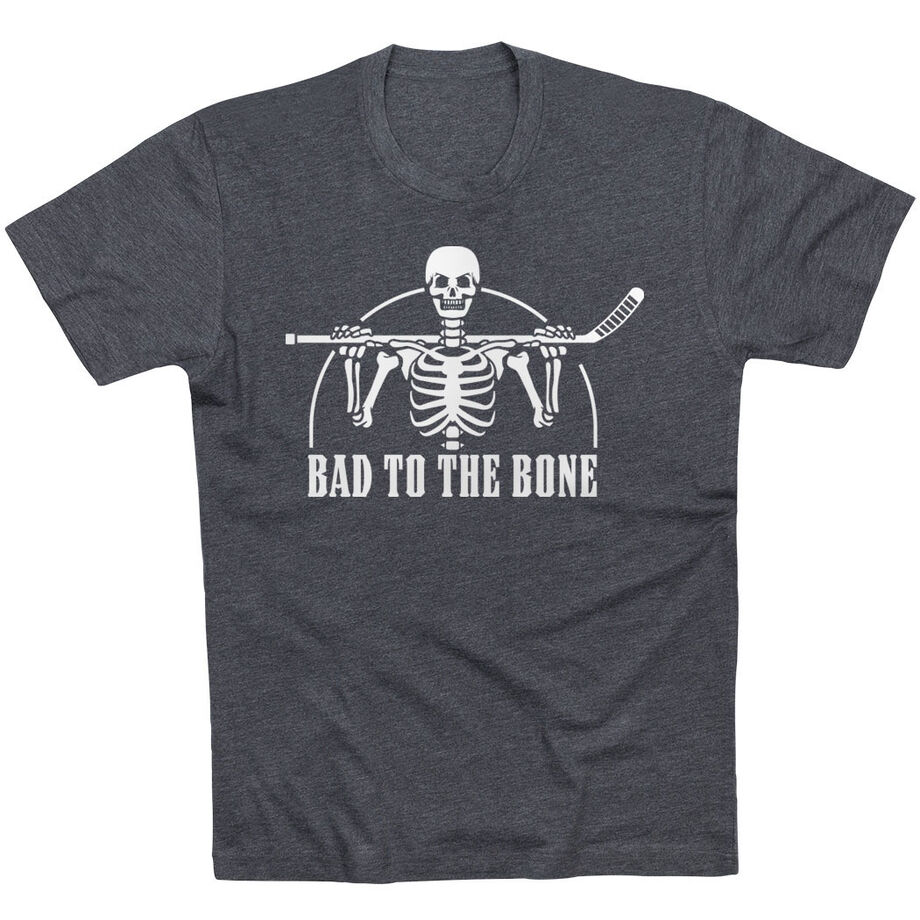 Hockey T-Shirt Short Sleeve - Bad To The Bone