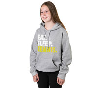 Tennis Hooded Sweatshirt - Eat. Sleep. Tennis.