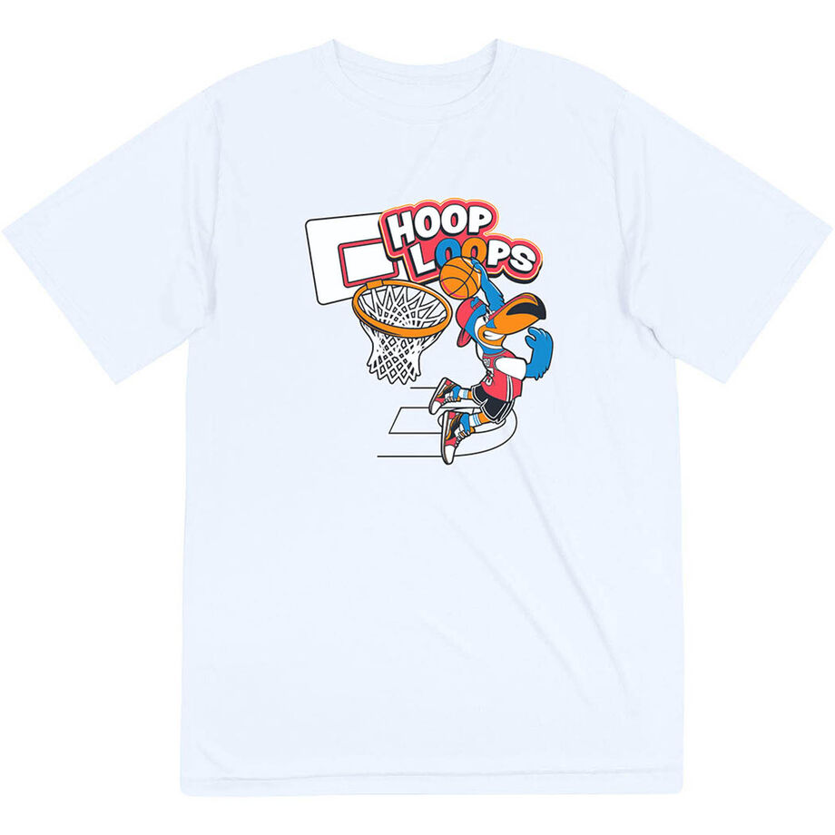 Basketball Short Sleeve Performance Tee - Hoop Loops