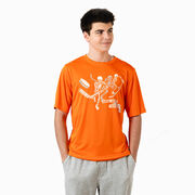 Hockey Short Sleeve Performance Tee - Dangle Snipe Skelly