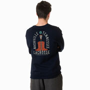 Guys Lacrosse Crewneck Sweatshirt - Nashville Lacrosse (Back Design)