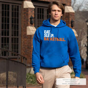 Basketball Hooded Sweatshirt - Eat. Sleep. Basketball.