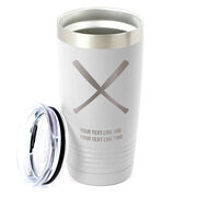 Baseball 20 oz. Double Insulated Tumbler - Crossed Bats Icon