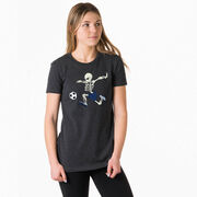 Soccer Women's Everyday Tee - Skeleton Striker