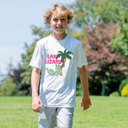 Guys Lacrosse Short Sleeve Performance Tee - Lax Lizard